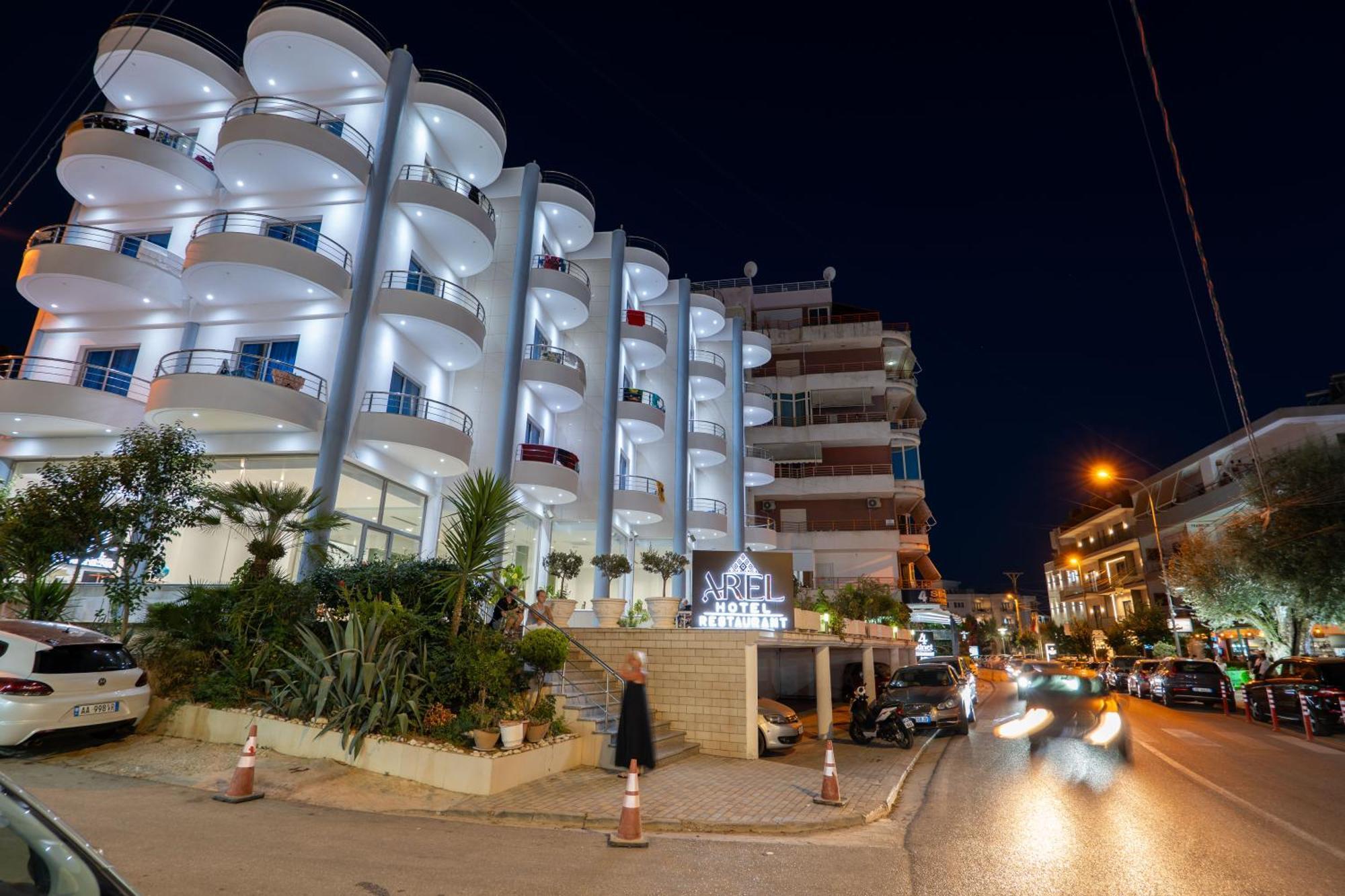Arel Hotel Sarandë Exterior foto